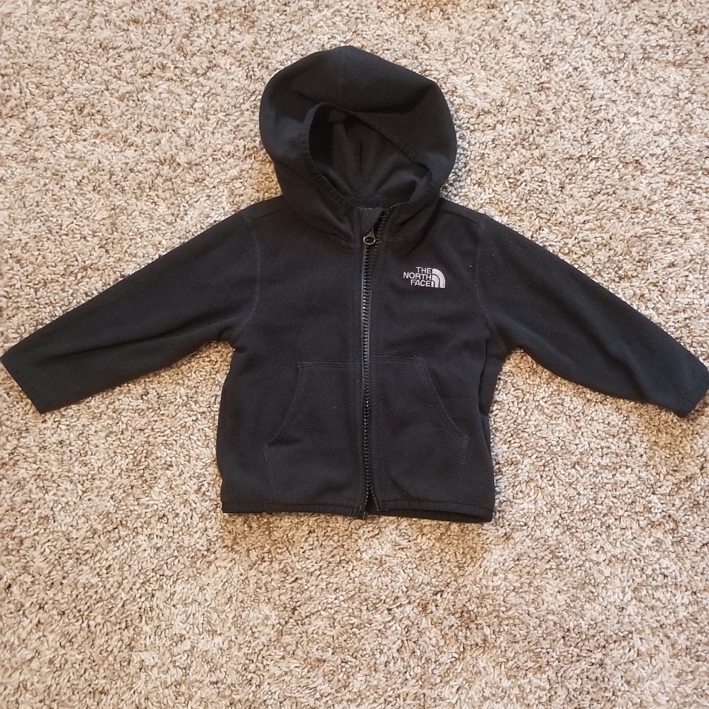 North Face fleece jacket black